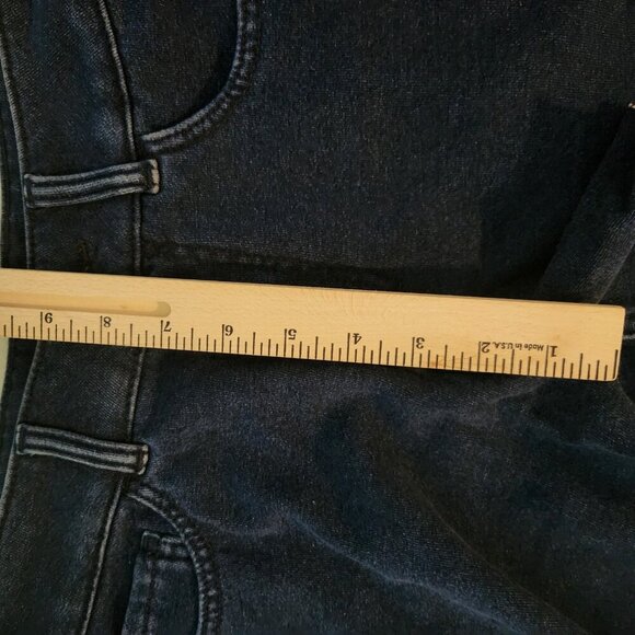 Riders Lee Shorts Womens SIze10 Blue Frayed Hem Mid Rise Stretch Denim Cut Off - Picture 11 of 16